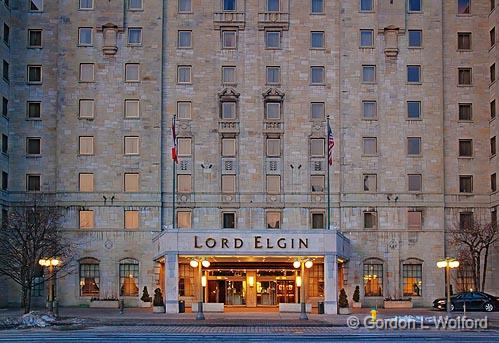 Lord Elgin Hotel At Dawn_14609-10.jpg - Photographed at Ottawa, Ontario - the capital of Canada.